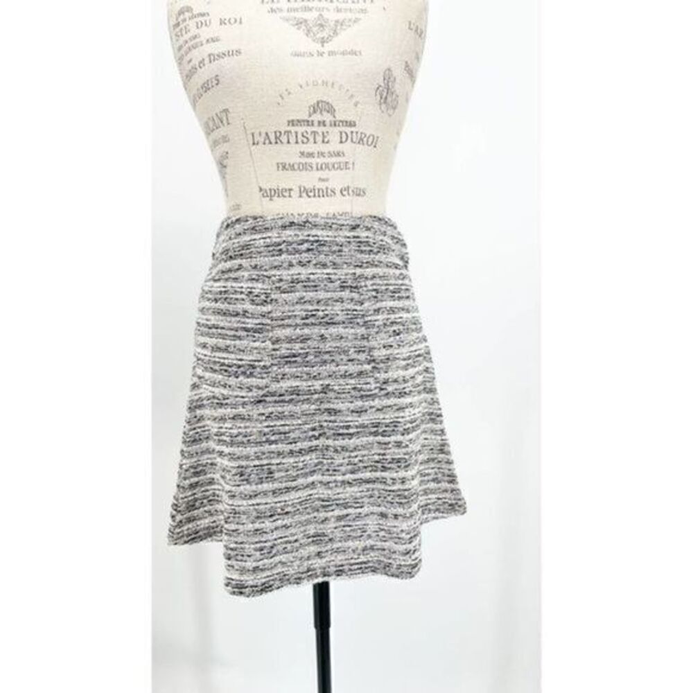 LOFT Knit Multicolor Black  A-line Mini Skirt XSMALL